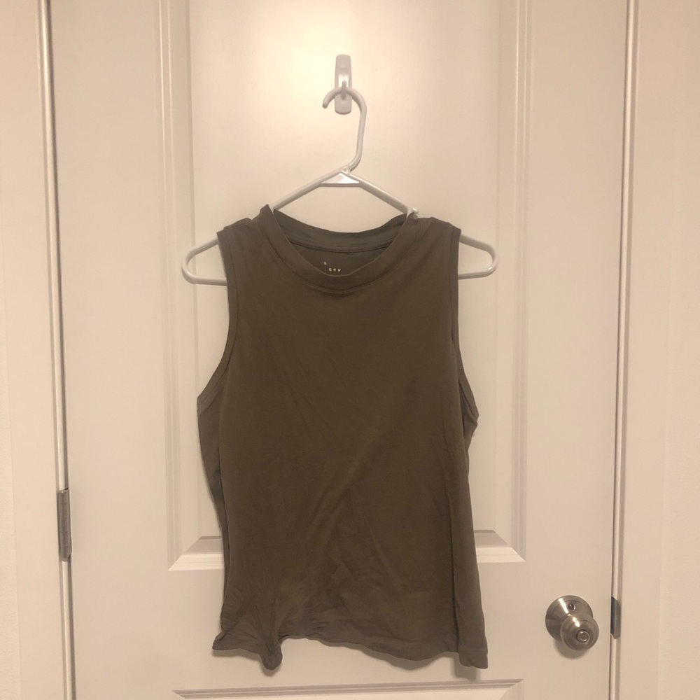 A New Day Brown High Neck Tank